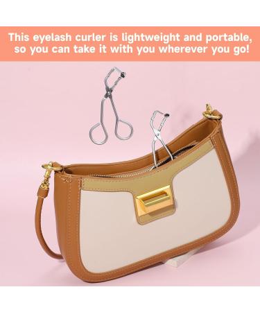 2 Pack Mini Eyelash Curler - Professional Silicone Makeup Tool for All Lash Shapes | No Pinching Dramatic Look - Buy Online on GoSupps.com