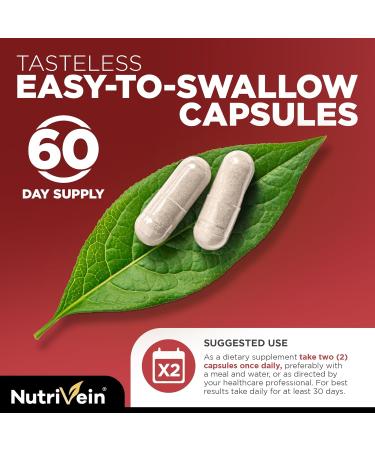 Nutrivein Premium Korean Panax Ginseng Supplement & Resveratrol Supplement Bundle: High-Absorption Resveratrol Capsules & Ginseng for Brain, Defenses, Repair, & Vitality - Buy Online on GoSupps.com