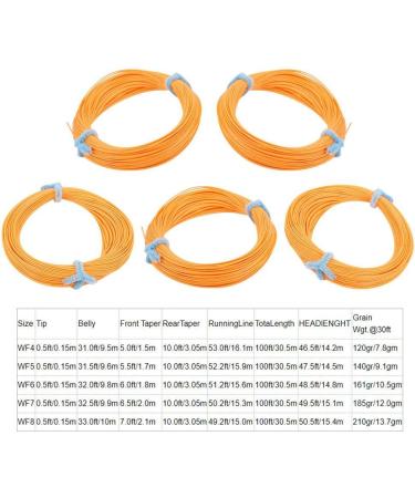 30M Weight Forward Floating Nylon Fly Line WF 4/5/6/7/8 - Perfect for Stream River & Lake Fishing - Buy Online on GoSupps.com
