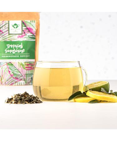 Wild Women Tea Club - PERIMENOPAUSE Support Teas Box - The Goddess - Contains 2 x 80g Tea Blends 'Tropical Sunshine' and 'Lazzeee Daze' | Loose Leaf Herbal Tea Blend - Buy Online on GoSupps.com