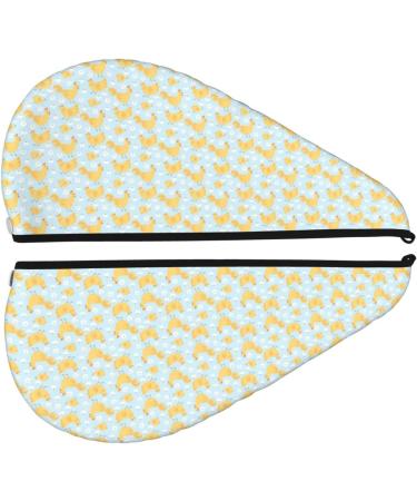 Hair Towel Wrap - Quick Drying Turban for Effortless Hair Care | Ultimate Hair Drying Towel with Button (Roosters - Buy Online on GoSupps.com