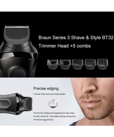 Razor Trimmer Head Guidelines & Replacement for Braun Series 3 380S-4 & 3040 | Elektrorasier-Martin 5-Part Trimset - Buy Online on GoSupps.com