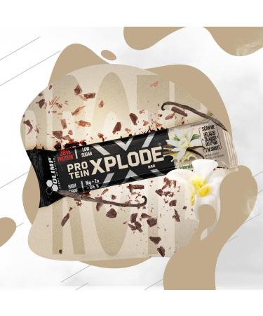 Olimp Protein Xplode Bar 25x40g - Vanilla - Buy Online on GoSupps.com