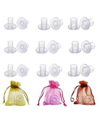 9 Pairs High Heel Protectors for Women's Shoes  Clear Silicone High Heels Stoppers for Grass and Uneven Floor  Stuck Proof Shoe Heel in The Gap Outdoors S/M/L