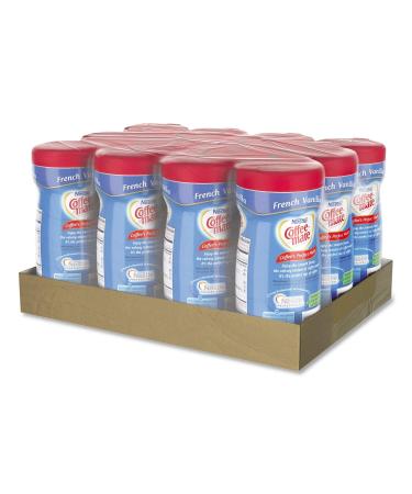 Coffee-Mate French Vanilla Powdered Creamer 15 Oz Canister 12/Carton - Non-Dairy | 35775Ct - Buy Online on GoSupps.com