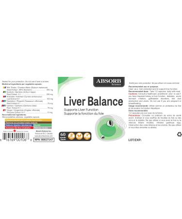 Absorb Science : Liver Balance (Liver Optimizer) - 60 Caps - Buy Online on GoSupps.com