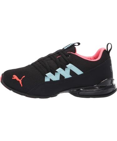 PUMA Women's Riaze Prowl Sneaker 9 - Black/Pink/Aquamarine - Buy Online on GoSupps.com