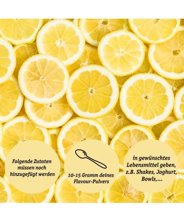 Organic Lemon Cheesecake Flavour Powder - Delicious Taste and Sweetness - No Artificial Sweeteners - Versatile for Food & Drinks - Flavour Powder - Organic Workout (Pack of 1) Lemon Cheesecake 200.00 g (Pack of 1) - Buy Online on GoSupps.com