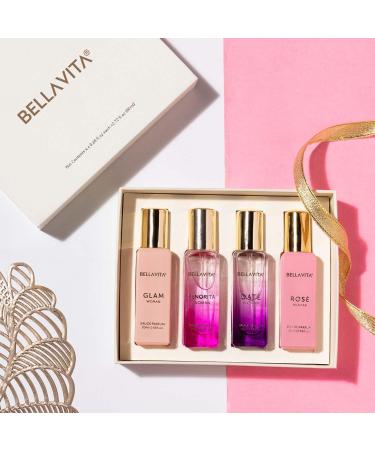 Luxury Woman Eau De Parfum Gift Set 4x20 ml for Women with Date Senorita Glam Rose Perfume|Floral Fruity Long Lasting EDP Fragrance Scent Women Combo Set - Buy Online on GoSupps.com