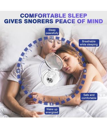 Buy Anti Snoring Devices - Adjustable Magnet Silicone Nose Clip for Quieter Sleep | Effective Snore Stopper - Buy Online on GoSupps.com