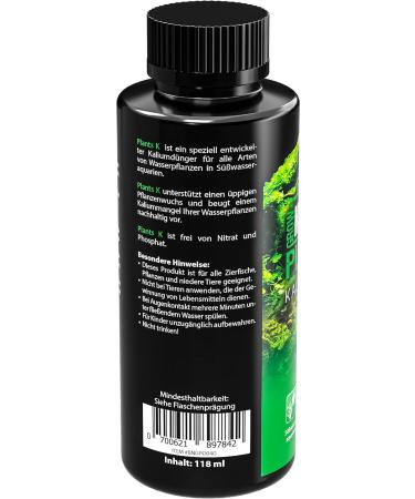 Microbe-Lift Plants K - Potassium Fertilizer for Aquariums | Nitrate & Phosphate Free | 118ml (4oz) for Vibrant Plant Growth & Aquascaping - Buy Online on GoSupps.com