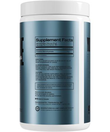 ONE of ONE Creatine Monohydrate Powder Pure Micronized Creatine for Muscle Growth, Strength & Recovery Unflavored, No Fillers, Keto & Vegan-Friendly Unflavored, 80 Servings - Buy Online on GoSupps.com