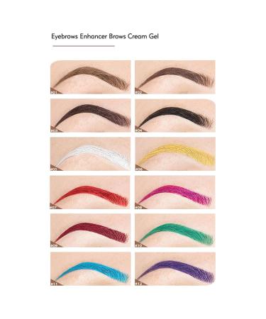 Kyannkara Waterproof Eyebrow Cream Pomade Gel with Brush | Smooth Walnut Eyebrow Makeup for Long-lasting Definition - Buy Online on GoSupps.com