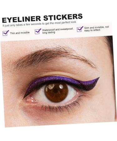 Angoily 54 Pairs Anti Sweat Eyeliner Eyeshadow Women Eyeliner Decal Eye Line Strip Sticker Template Man Prom 1 count (Pack of 1) As Shown 1x3pcs - Buy Online on GoSupps.com