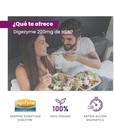 Buy HSN Digzyms 200mg | Vegan Digestive Enzyme Complex | Supports Digestion & Nutrient Absorption | Gluten-Free & Lactose-Free | 120 Tablets - Buy Online on GoSupps.com