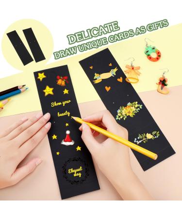 Eersida 100 Pcs Standing Earring Display Cards - Black | Jewelry Packaging for Small Business, DIY Earrings, Retail Show - Shop Now! - Buy Online on GoSupps.com