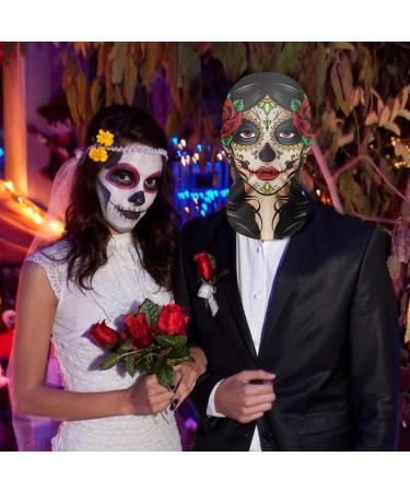 Halloween Ghost Masque - Horror Funny Mesh Full Headdress | Breathable And Realistic Ghost Masque Costume For Halloween Cosplay and Masquerade - Buy Online on GoSupps.com