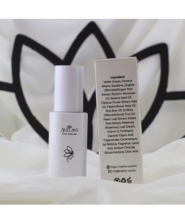 Melmo Natural Vegan Organic Hair Perfume Spray for Women - 100ml Long-Lasting Scent with Essential Oils - Buy Online on GoSupps.com