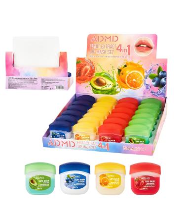 Lip Moisturizing Set Lipstick 24 Nourishing And Lip Balm Fruit Flavor Sets Suitable For Dry Peeling Dull Lip Lines Moisturizing And Repairing Lipstick