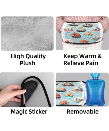 Buy Fun Ship Decor Hot Water Bottle | Soft Waist Cover for Comfort Perfect for Back Neck and Joint Relief | International Shipping Available - Buy Online on GoSupps.com