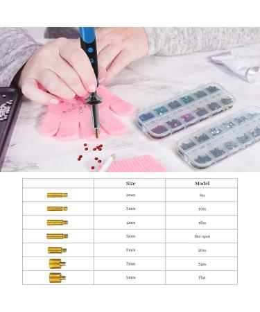 Hotfix Rhinestones Applicator Tool Bedazzler Kit with 2 Boxes of Ab Crystal Rhinestones - 15 Colors, 5 Sizes - For Clothing, Bags, DIY Crafts - Buy Online on GoSupps.com