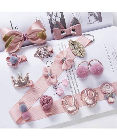 Buy CHTENG Kids Hair Clips - Cute Bow Butterfly Elastic Bands & Barrettes for Baby - Dark Pink Hair Accessories - Buy Online on GoSupps.com