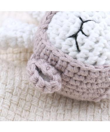 Handmade Crochet Baby Pacifier Chain - Infant Accessories & Gift for Newborn Girls | Safe Bite Ring Toy Ornaments - Buy Online on GoSupps.com