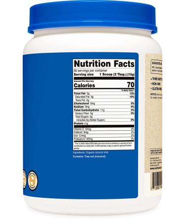 Nutricost Organic Coconut Milk Powder 2LB - Non-GMO & Certified Organic - Buy Online on GoSupps.com