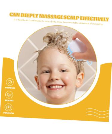 FOMIYES 15 STK Shampoo & Body Wash Brushes - Silicone Hair Cleaning Comb for Kids - Perfect for Bathing & Shower Massage - Buy Online on GoSupps.com