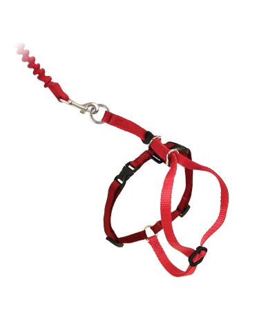 PetSafe Easy Walk Cat Harness With Elastic Bungee Leash For Walking Your Cat Size S Red Red S
