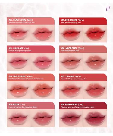 Heart Percent Dote On Mood Pure Glow Tint - Lightweight Moisturizing Lip Stain #04 Mauve | Long Lasting Liquid Lipstick 6.8g | International Shipping Available - Buy Online on GoSupps.com