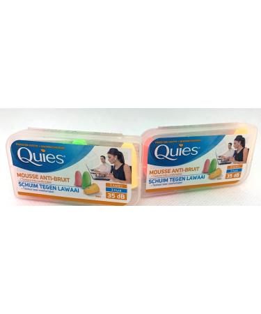 Quies Foam Protection Comfort 3 Pairs (6 Pieces) for Ultimate Ear Protection | International Shipping - Buy Online on GoSupps.com