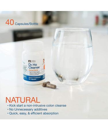 Dr Ho's Herbal Detox with Probiotics - Cleanse Colon, Kidney, Bladder & Urinary Tract | Natural Supplements for Men and Women - Buy Online on GoSupps.com