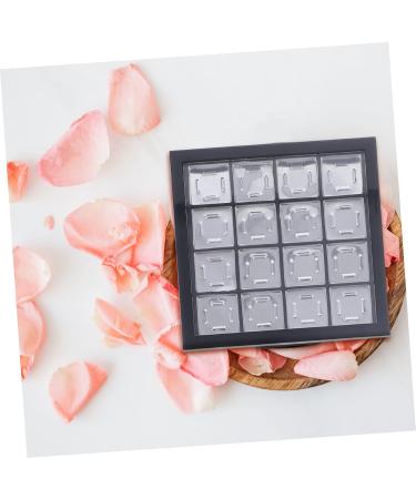 NOLITOY 2pcs Eye Shadow Box Blush for Cheeks Empty Eyeshadow Case Eyeshadow Sub Plate Supplies Travel Pack 9.5X9.5X1.5CM As Shown - Buy Online on GoSupps.com