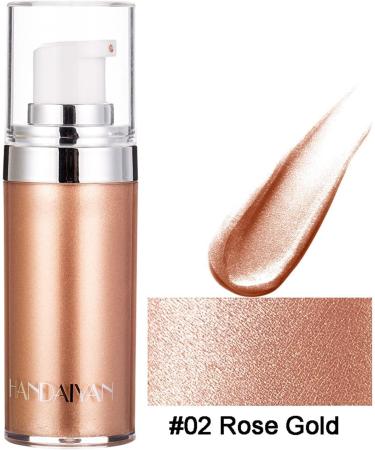 Body Shimmer Smooth Liquid Highlighter Makeup Moisturizing Body Glow Highlighter | 0.7 oz Body Luminizer Collocation Highlighter Powder for Lasting Makeup Sritob 2# - Buy Online on GoSupps.com
