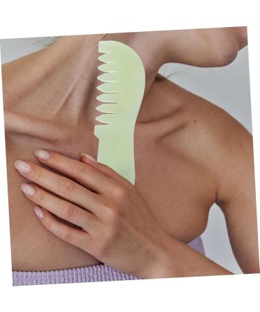 Frcolor Jade Kamm Face & Neck Massage Device - Premium Gua Sha Tools for Relaxation & Wellness - Buy Online on GoSupps.com