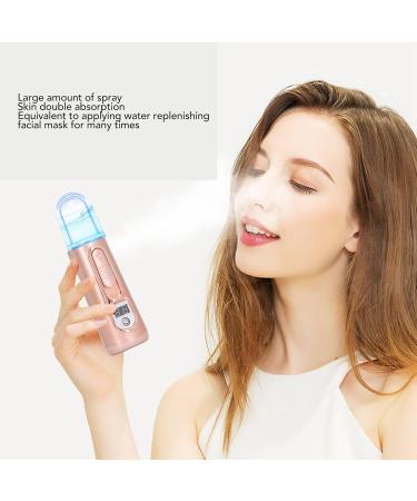 Facial Mist Sprayer Facial Sprayer Humidifier Rechargeable Portable Nano Mist Sprayer Facial Humidifier Power Bank Rose Gold 35 Ml - Buy Online on GoSupps.com