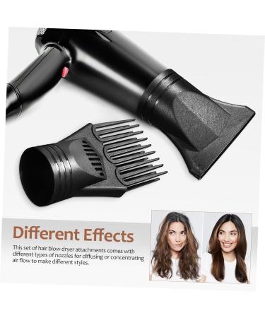 MUSISALY 2 Pcs Hair Dryer Nozzle Hair Blower Nozzle Hair Dryer Accessories Hair Dryer Adapter Hair Dryer Attachment Detangling Comb for Hair Dryer Hair Dryer Diffuser Blow Dryer Attachment - Buy Online on GoSupps.com