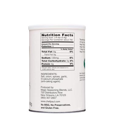 Chef Paul Prudhomme's Magic Seasoning Blends Vegetable Magic 24-Ounce Canister - 1 Pack - Buy Online on GoSupps.com