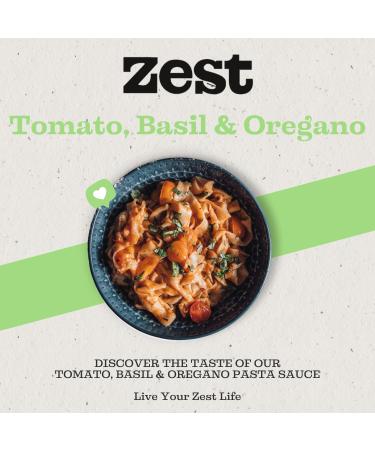 Zest Vegan Pasta Sauces Variety Bundle 340g each Pack of 6 Tomato Basil & Oregano Tomato Mushroom & Smoked Garlic Tomato & Mascarpone Sauce With Coconut - Buy Online on GoSupps.com
