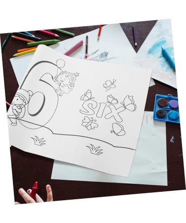 COHEALI 1 Roll Roll Drawing Paper Kids Paint Paper Diy Painting Paper Tracing Paper for Kids Stickers Puzzle As Shown 300X30CM - Buy Online on GoSupps.com