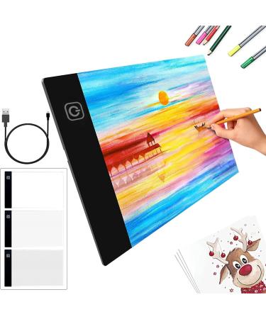 43PCS Diamond Painting A5 LED Light Pad Kit - Ultrathin & Adjustable Brightness - Perfect for 5D Diamond Painting and Embossing Projects - Buy Online on GoSupps.com
