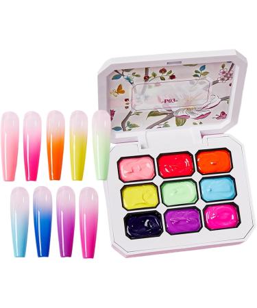 Zestivra Drawing Gel - Pat Gel Polish 9 Color Palette Paint Colors | Professional Nail Painting Accessories Design Creative Artistic Expression Manicure For Women Gi - Buy Online on GoSupps.com