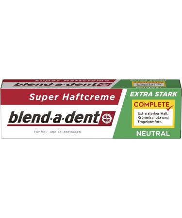 Blend-a-dent Super-Adhesive Cream - Extra Strong 12 Pack (47g Each) for Secure Denture Hold - International Shipping Available - Buy Online on GoSupps.com