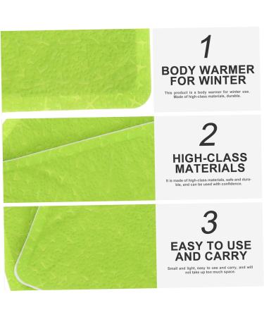 Clispeed 40 PCS Self-Warming Heat Pads | Portable Menstruation & Cold Relief | Disposable Green Patches for Home & Work - 13x10cm - Buy Online on GoSupps.com
