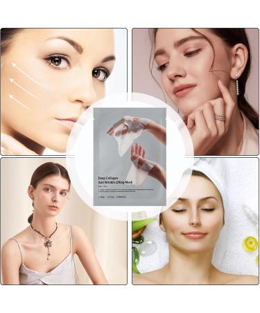  Goowafur Deep collagen overnight mask organic collagen face mask hydrating firming and moisturizing hydrogel face mask improves moisture elasticity and wrinkles - Buy Online on GoSupps.com