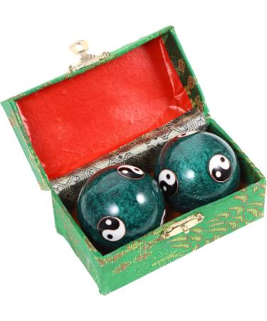 JECOMPRIS 6-Piece Health Massage Tool Set | Magnetic Baoding Balls & Cloisonn Handballs for Stress Relief & Training - Buy Online on GoSupps.com