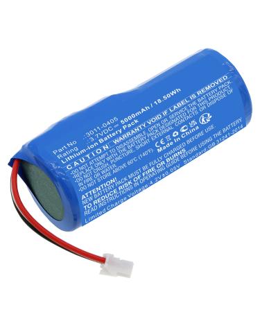Synergy Digital Equipment Battery Compatible with Minelab Equinox 800 Equipment (Li-ion 3.7V 5000mAh) Ultra High Capacity Replacement for Minelab 3011-0405 Battery