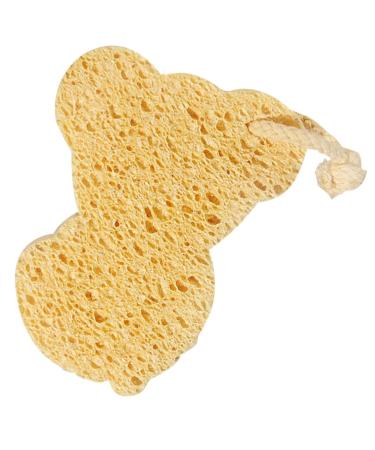 1pc Shower Wipe Cartoon Animal Bear Sponge Soonges Shower Supplies Foam Sponge Scrubber Sponges Kids Drum and Sticks Body Infant Take a Bath Wood Pulp Fiber Bath Towel