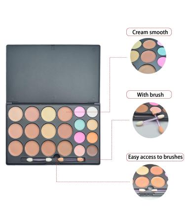 Phantomsky 20 Colors Contouring Palette | Camouflage Concealer & Makeup Combination | Ideal for Flawless Coverage - Shop Now - Buy Online on GoSupps.com